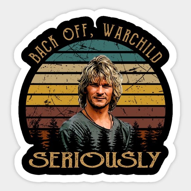 Retro art warchild movie break art Sticker by Madisen Harvey